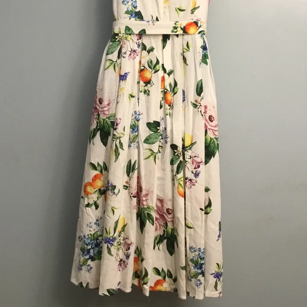 CALYPSO Elegant White Dress - Picture 14 of 15